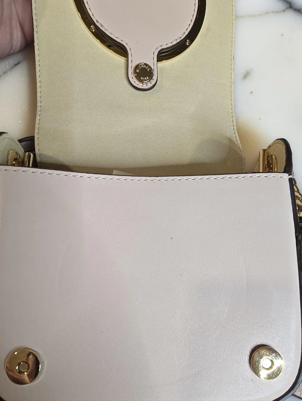 Michael Kors Scout Pink Leather Crossbody Bag - Rare Find!